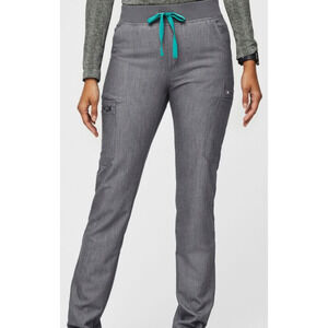 Figs Yola Skinny Scrub Pants in Graphite SZ XS‎ NWT